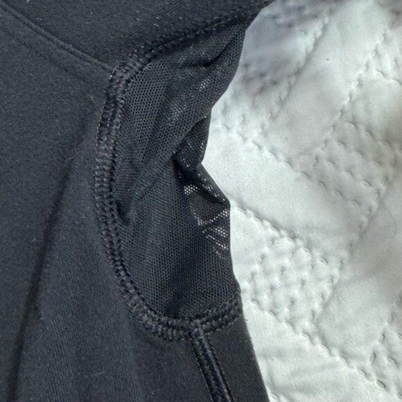 Lululemon Athletics Lulu Men XL Black Stretchy Zip-Up Jacket Collar Activewear - Picture 4 of 7